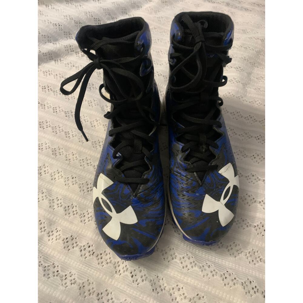 Under Armour Highlight Lux MC football cleats size 7 men’s boys blue white black